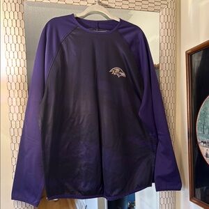 Purple and Black Ravens Long Sleeve Shirt